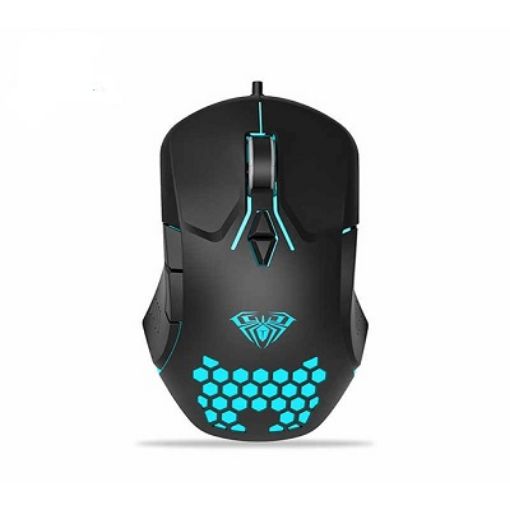 Picture of AULA F809 Backlit Gaming Mouse Macro Programming 7 Buttons 3200DPI