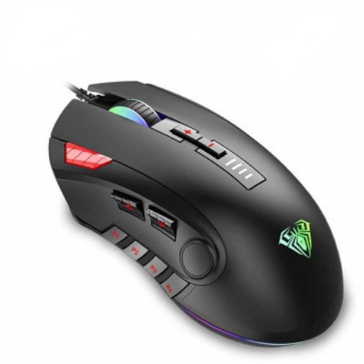 Picture of AULA H512 Backlit 12 Buttons 5000 DPI Wired Gaming Mouse