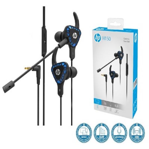 Picture of HP H150 Wired Gaming Earbuds With Mic Deep Bass