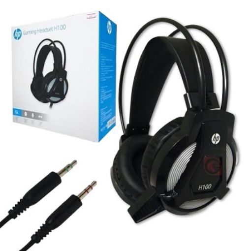 Picture of HP H100 - Wired gaming headset with two 3.5 USB cable