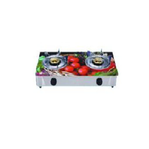 Picture of CIRCLE CABINET DOUBLE BURNER 3D-CGB-18N GLASS GAS STOVE