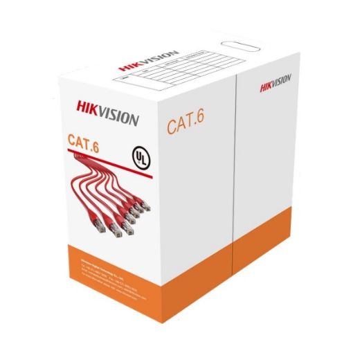 Picture of Hikvision Cat-6, 305 Meter,  White Network Cable # DS-1LN6U-W/CCA