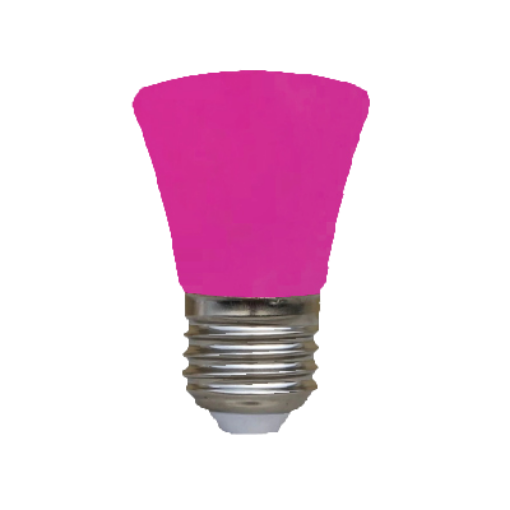 Picture of LED MID NIGHT LAMP 0.5 Watt (Pink) B-22 (Funnel)