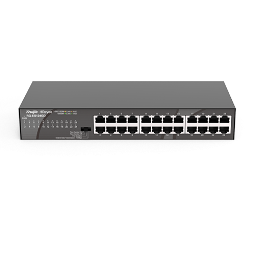 Picture of Ruijie RG-ES124GD, 24-port 10/100/1000Mbps Unmanaged Switch
