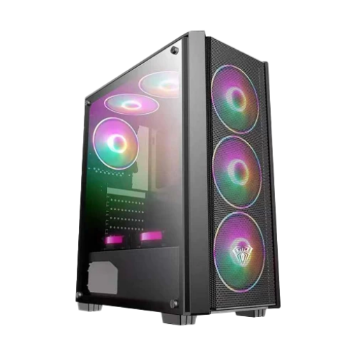 Picture of Aula FZ001 Mid Tower Black Gaming Desktop Casing