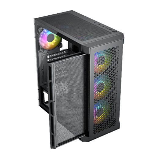 Dark Ghost 8020 Fixed RGB ATX Mid Tower Desktop Gaming Casing